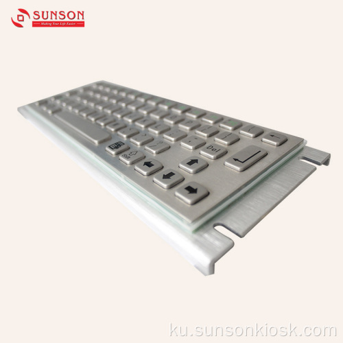 Keyboard Metal Waterproof with Touch Pad